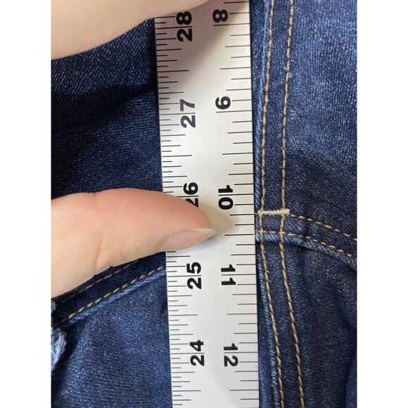 Soho New York & Company Shorts Womens 14 Denim Frayed Hem Jean Casual Stretch - Picture 5 of 11